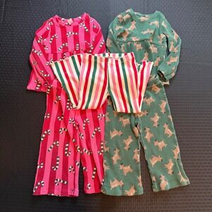 Old Navy Toddler Girls 3T Christmas Bundle Long Sleeve Pants